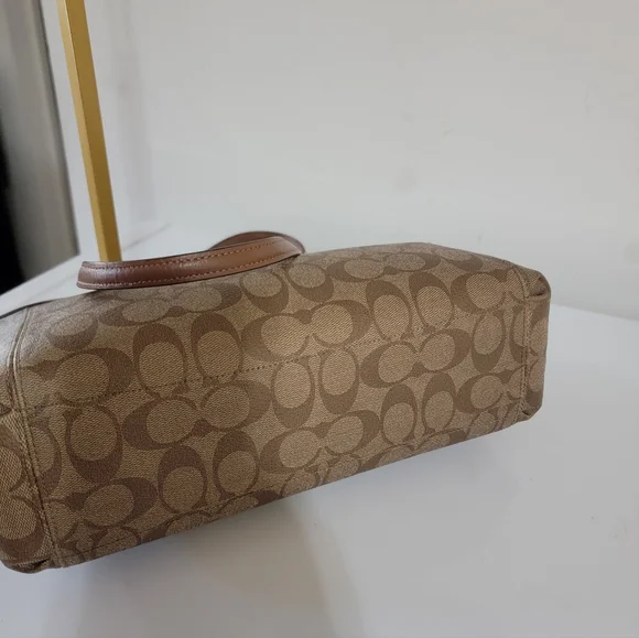 Coach Brooke Carryall Bag Signature Coated Canvas Bag - Picture 6 of 11